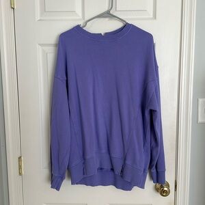 Aerie oversized crewneck (purple)